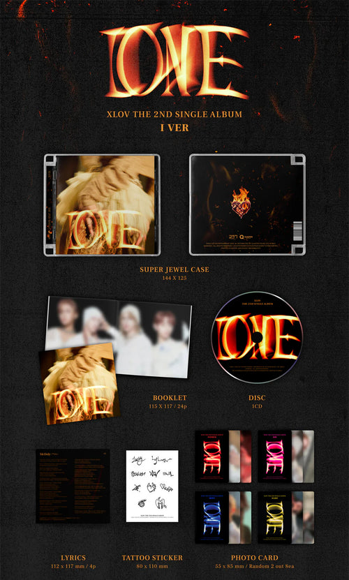 XLOV - SIGNED ALBUM | I ONE - 2ND SINGLE ALBUM