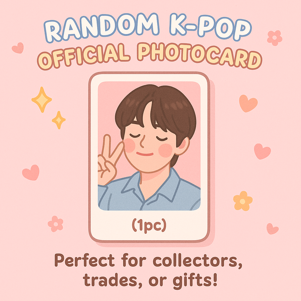K-POP MYSTERY PHOTOCARD (RANDOM - 1pc)