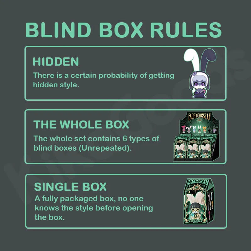 Cup rabbits face yourseff series plush blind box