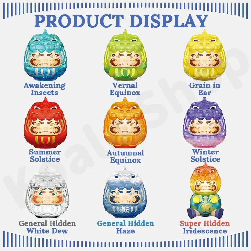 PP X MONSTER Rainbow Daruma Series Blind Box