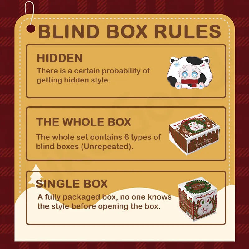 Bunny Fantasy Merry Christmas party plush blind box