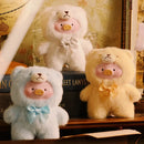 Lulu The Piggy Vintage Teddy Shop Vinyl Face Plush Pendant Blind Box