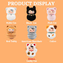 PUCK Roly-Poly Kitty Series Vinyl Plush Blind Box