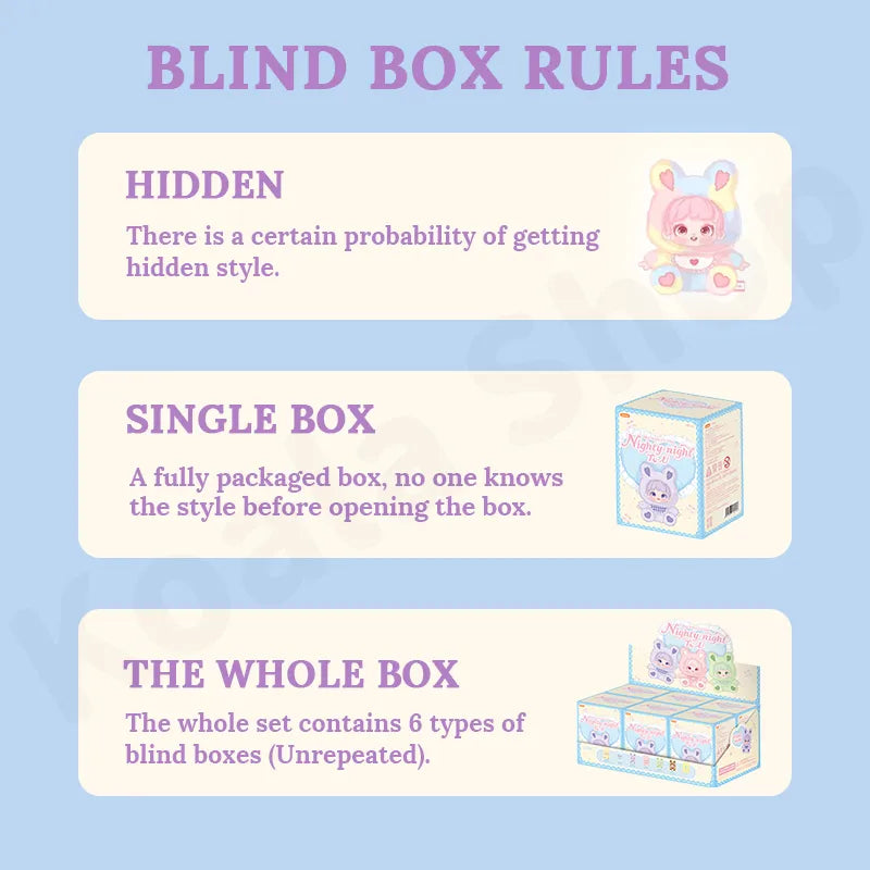 Miana Nighty Night To U Series Plush Blind Box
