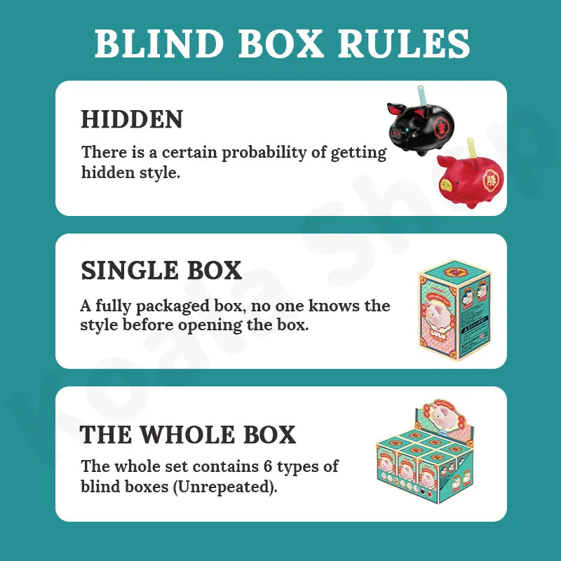 LuLu The Piggy Lucky Fortune Piggy Series Blind Box