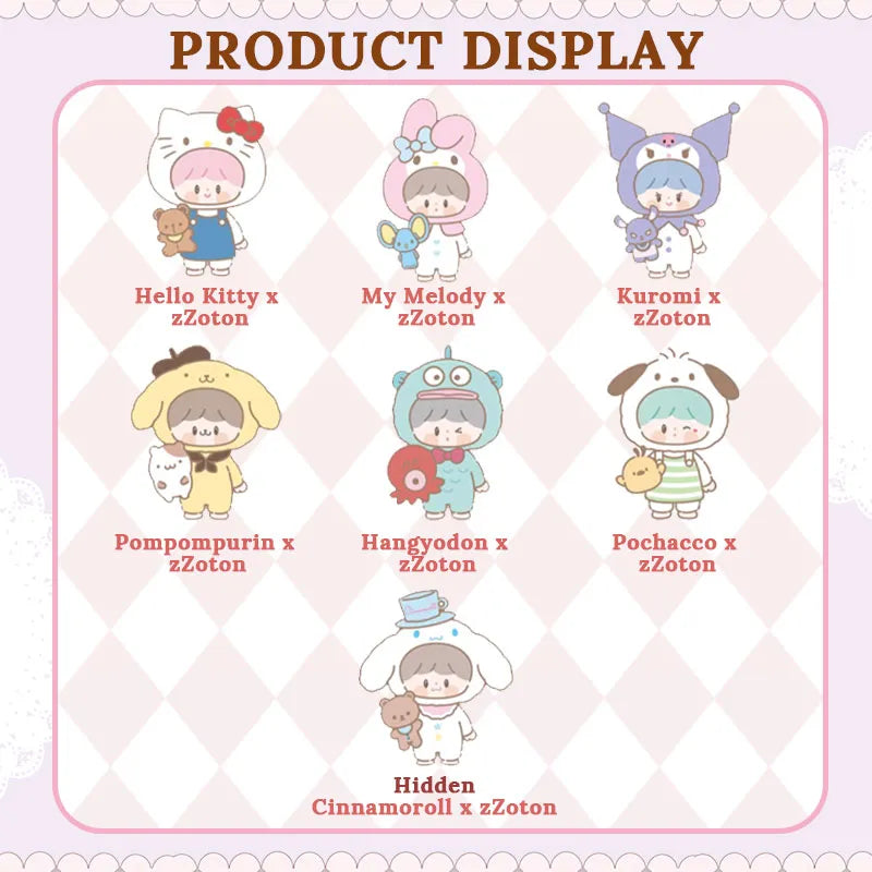 zZoton Sanrio Characters Love League Buddies Series Vinyl Plush Blind Box
