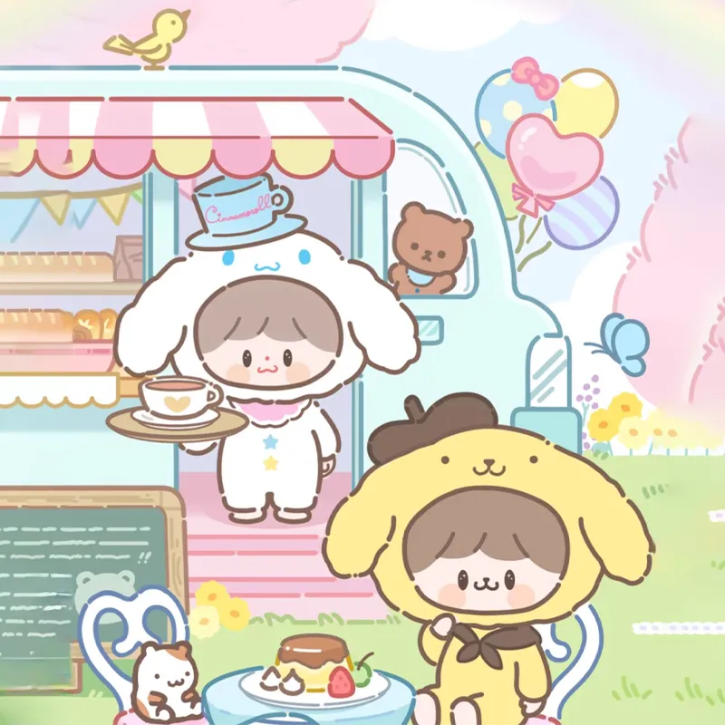 zZoton Sanrio Characters Love League Buddies Series Vinyl Plush Blind Box