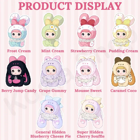 Nommi Baby Sweetheart Bunny Plush