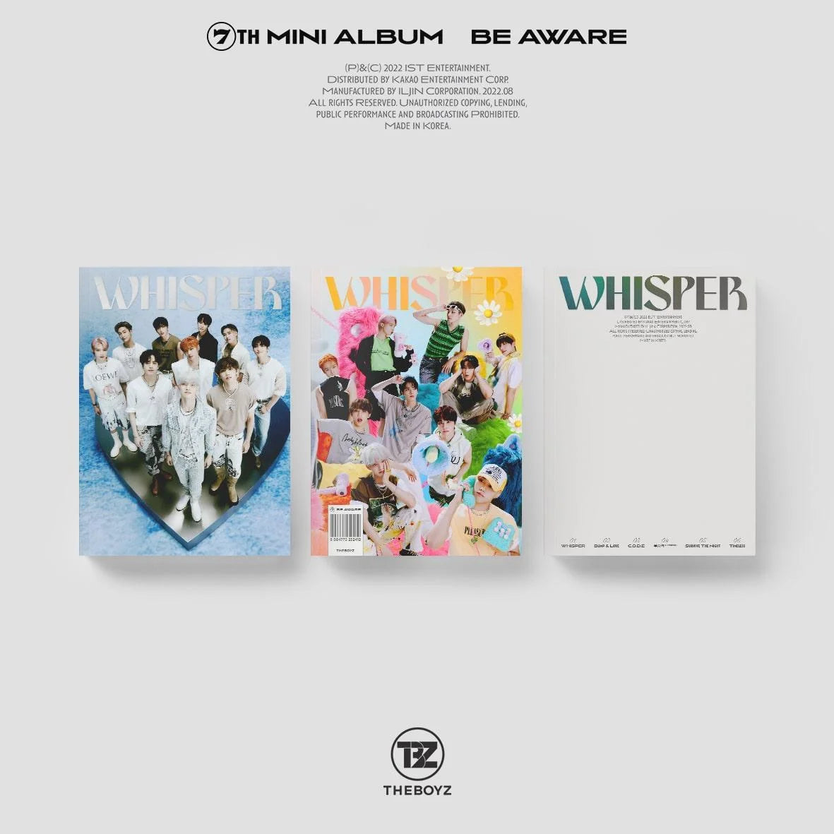 THE BOYZ 7th Mini Album [BE AWARE]