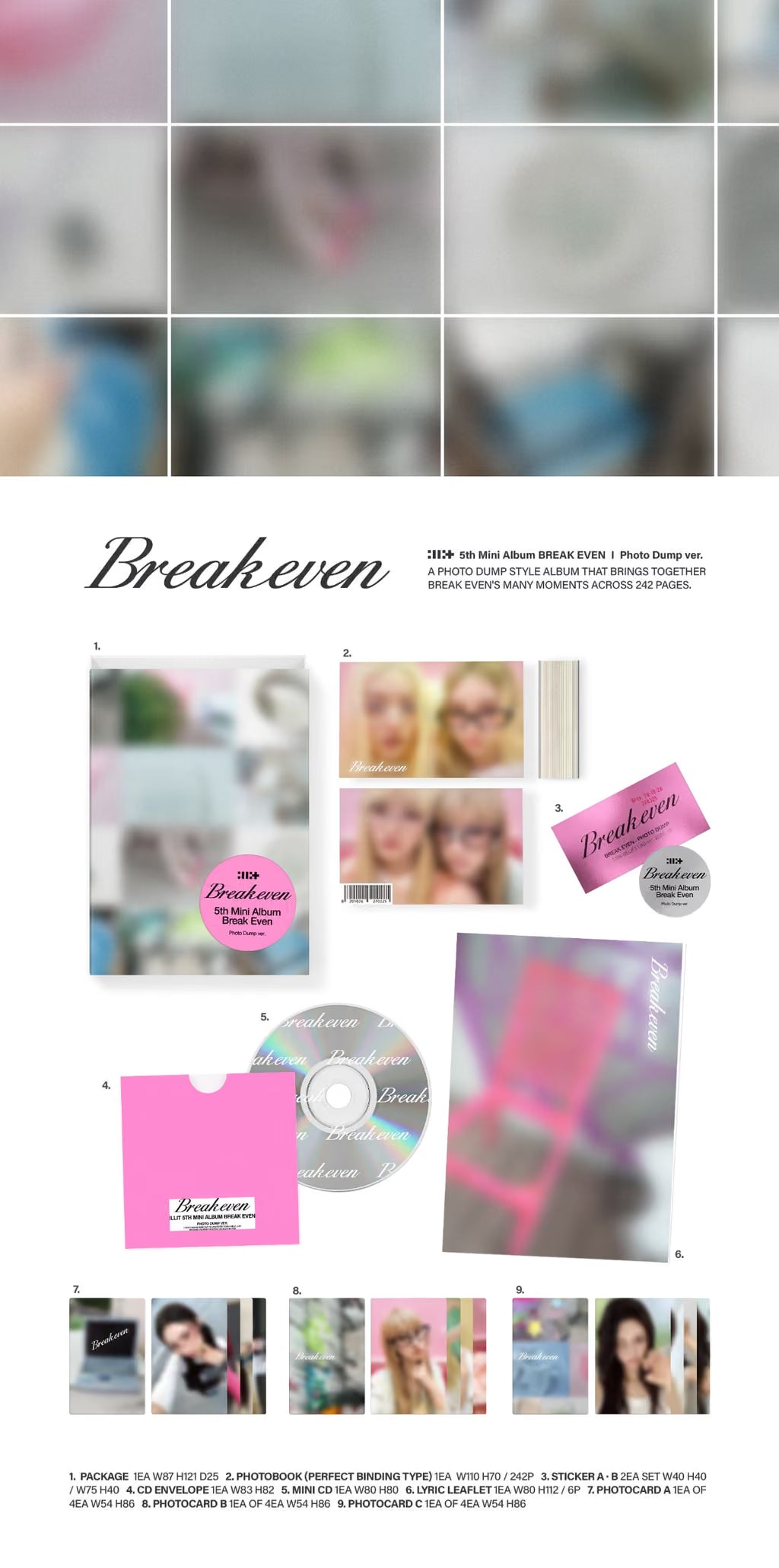 [PRE-ORDER] ILLIT - BREAK EVEN (Photo Dump ver.)