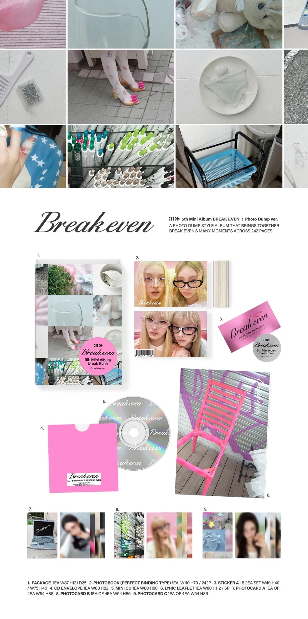 [PRE-ORDER] ILLIT - BREAK EVEN (Photo Dump ver.)