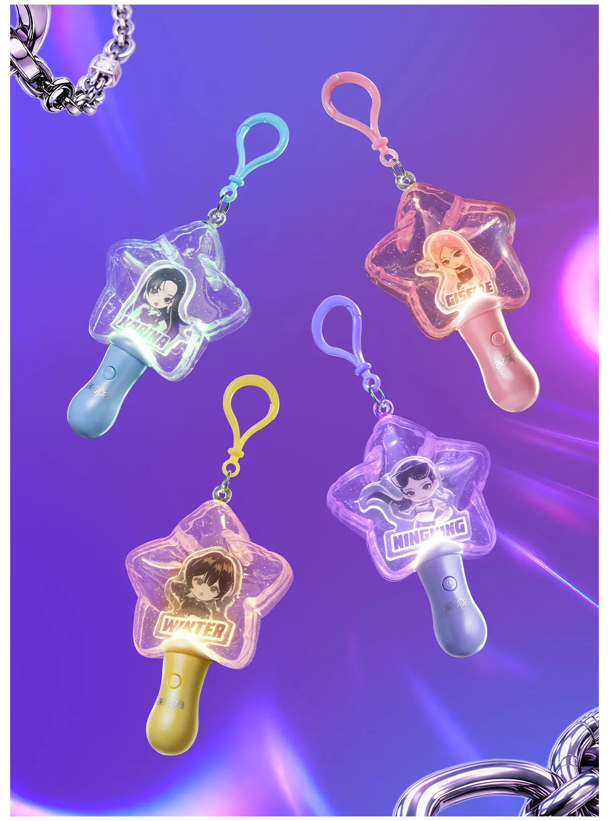 AESPA Memorable Picks Series Glowing Pendant