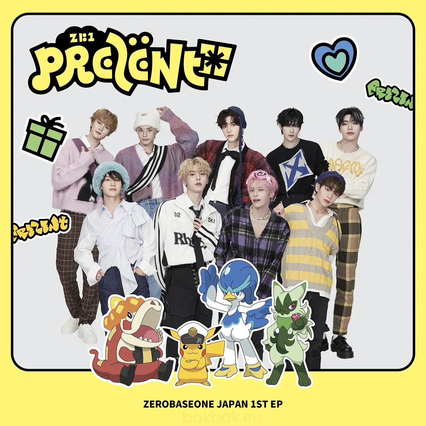 ZEROBASEONE Japan 1st EP - PREZENT (Limited Animation Edition)