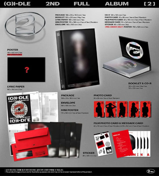 (G)I-DLE  - 2 (Black) album
