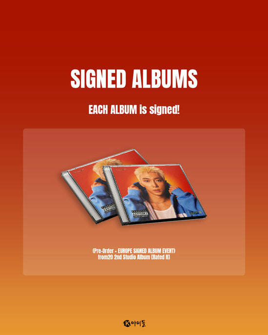 from20 - Rated R (EUROPE SIGNED ALBUM EVENT)