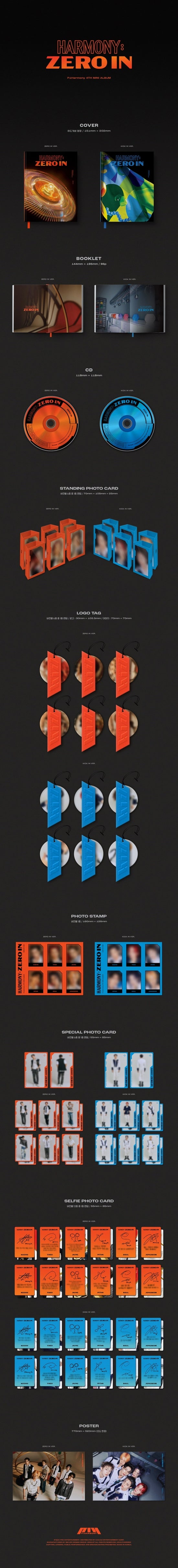 P1HARMONY - HARMONY : ZERO IN (ZERO IN/KICK IN VER.)