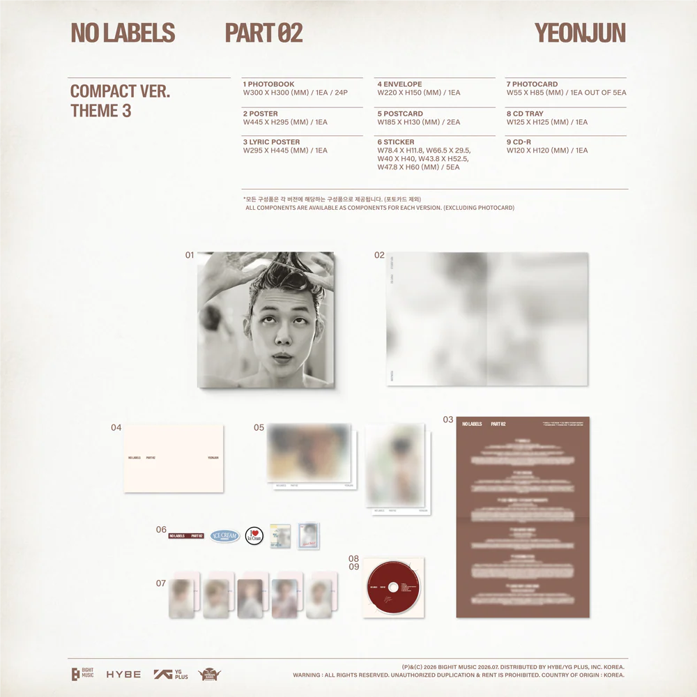 YEONJUN - NO LABELS: PART 02 (Compact Version)
