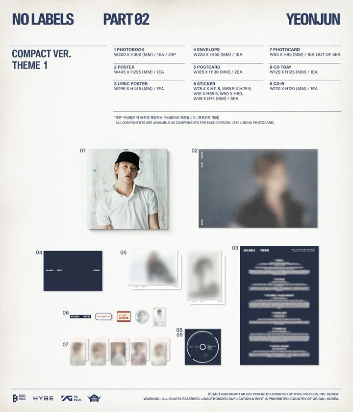 YEONJUN - NO LABELS: PART 02 (Compact Version)