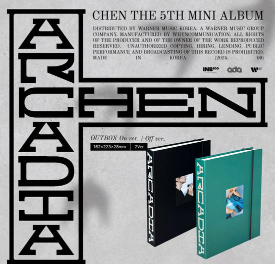 CHEN (EXO) - Arcadia - Lucky Draw (Signed & Normal)
