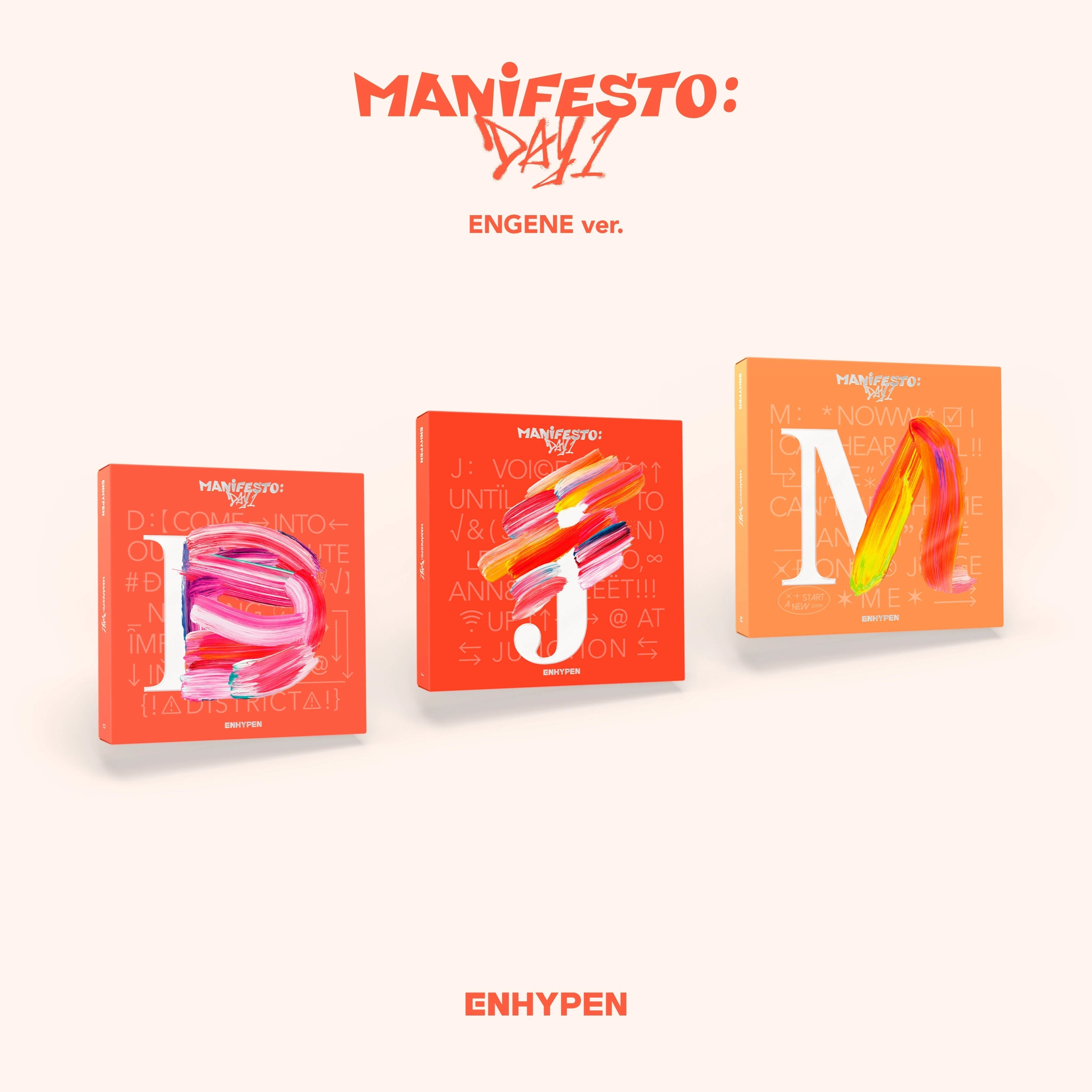 エナイプンアルバム2021 ENHYPEN - [MANIFESTO] : DAY 1 (Engene Edition) – KeaPOP
