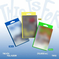 PRE-ORDER | TWICE (Twice) THIS IS FOR (POLAROID ver.) - RANDOM VER