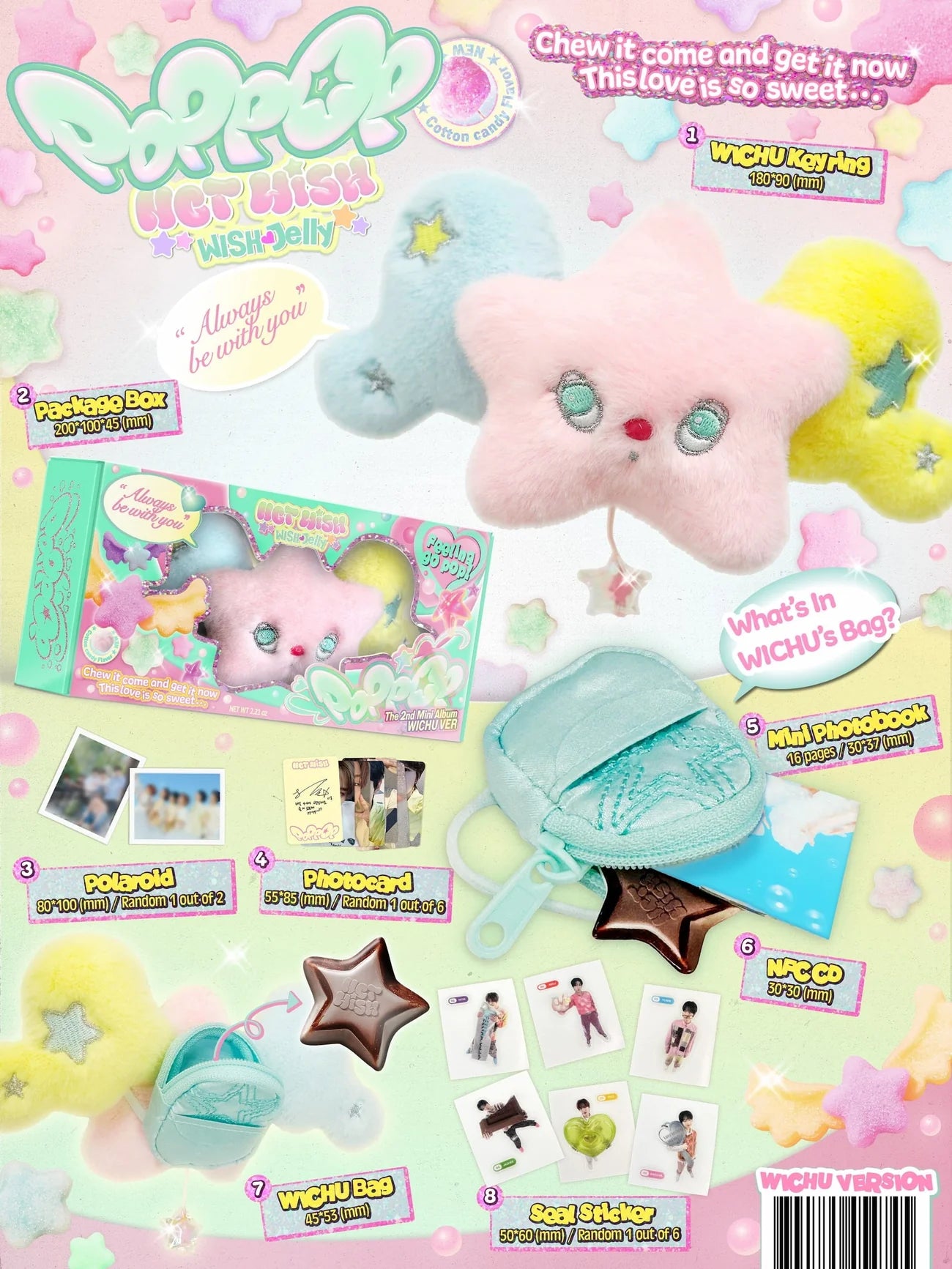 NCT WISH - POPPOP (Wichu Ver)