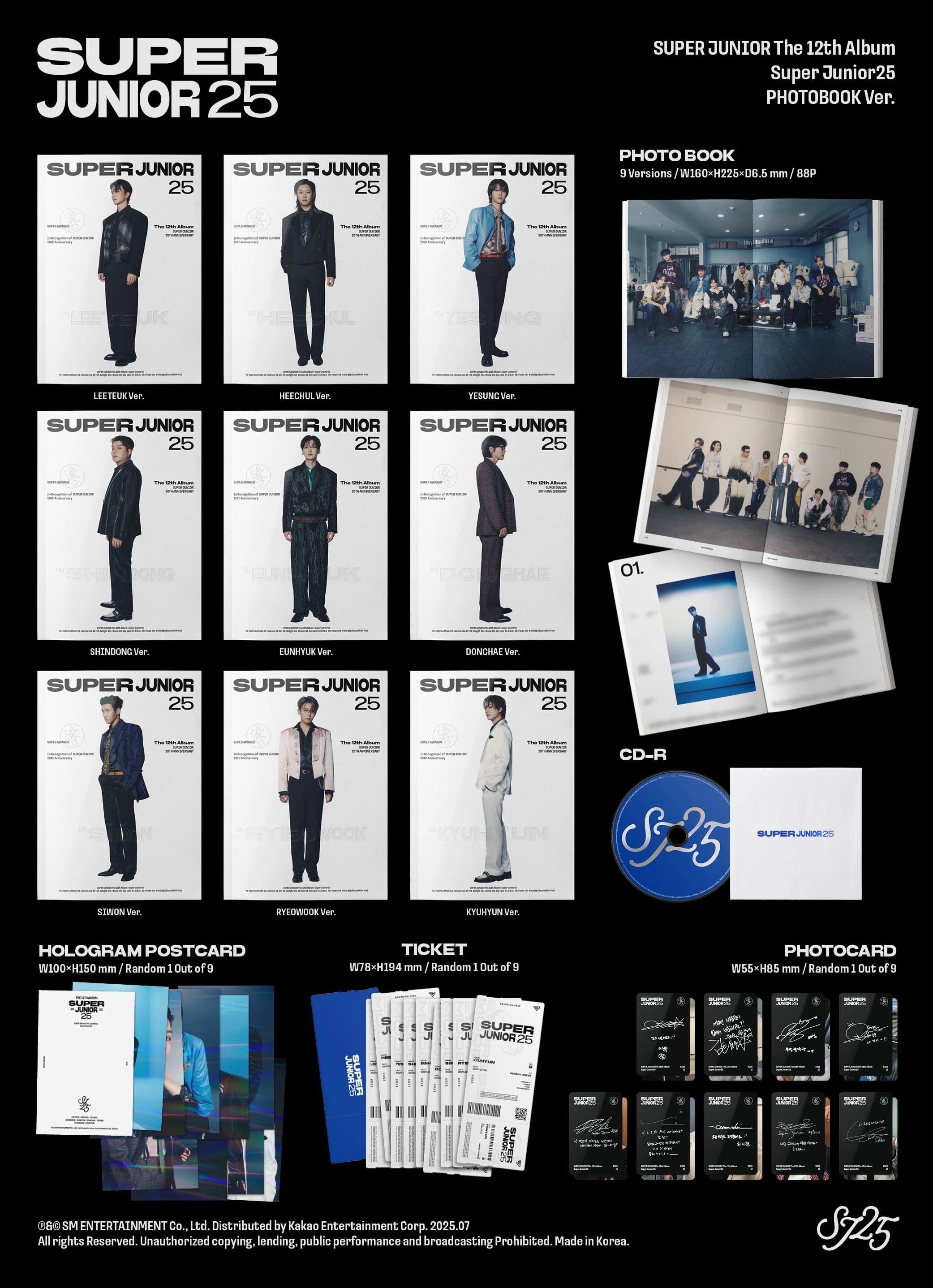 SUPER JUNIOR - SUPER JUNIOR25 (PHOTOBOOK VER.)