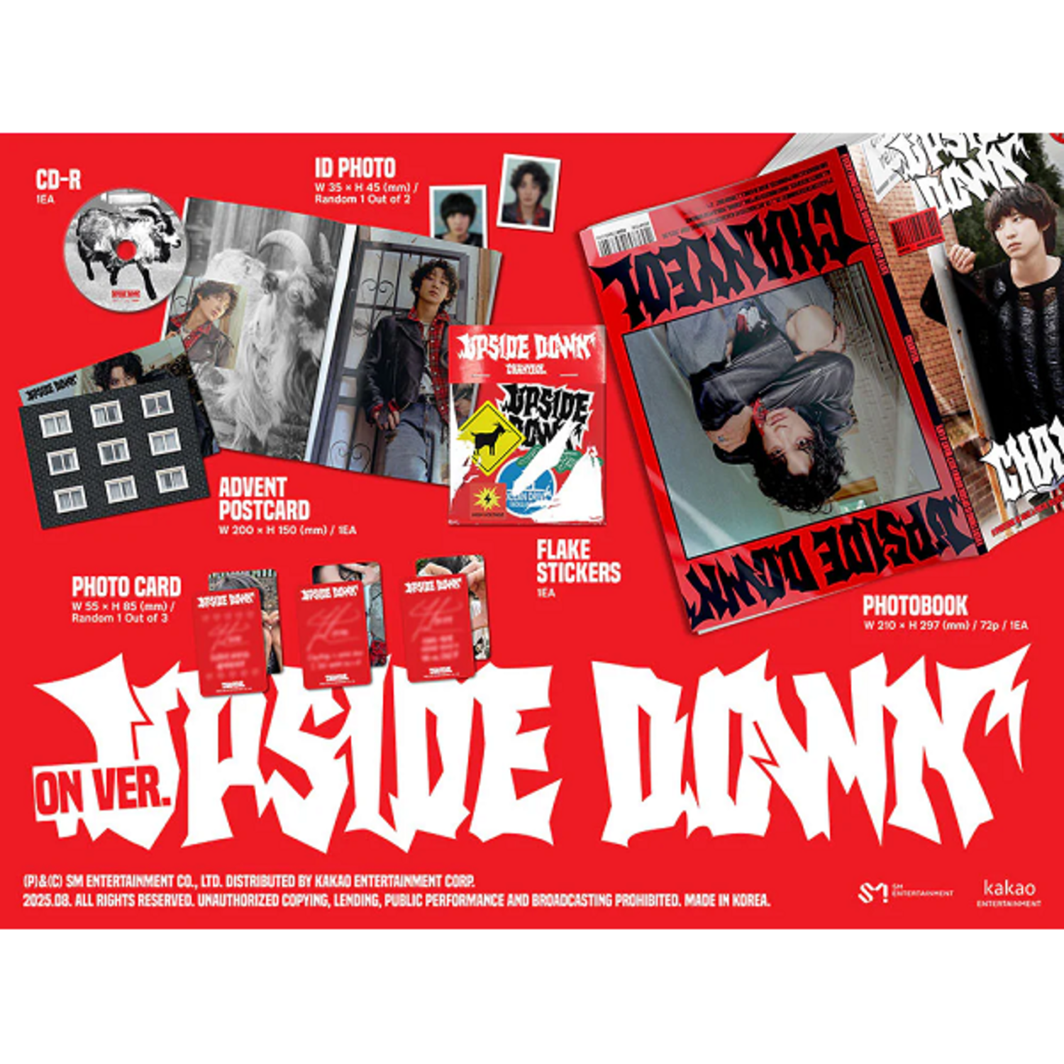 CHANYEOL (박찬열) [EXO] - UPSIDE DOWN - [PHOTOBOOK VER.]