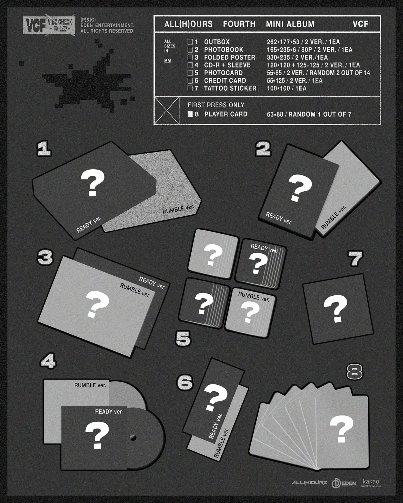 ALL(H)OURS - VCF SIGNED ALBUM