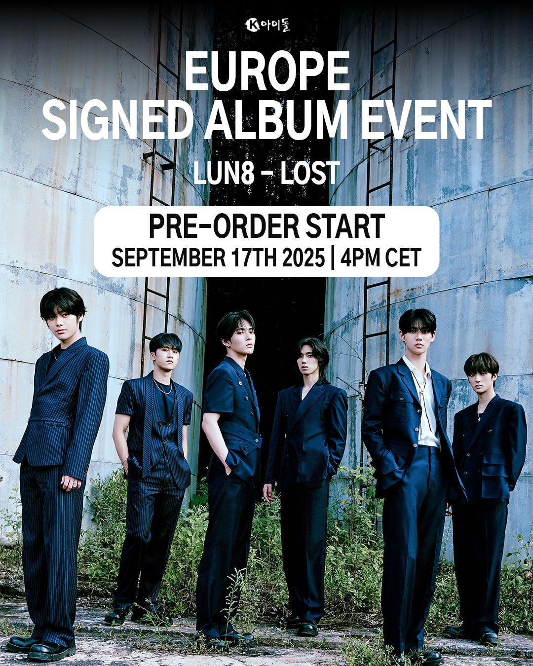 LUN8 - LOST (Memo ver.) EUROPE SIGNED ALBUM EVENT
