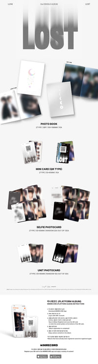 LUN8 - LOST (Memo ver.) EUROPE SIGNED ALBUM EVENT