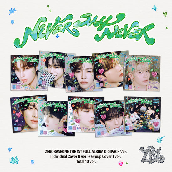 ZEROBASEONE - NEVER SAY NEVER THE 1ST FULL ALBUM (DIGIPACK Ver.)