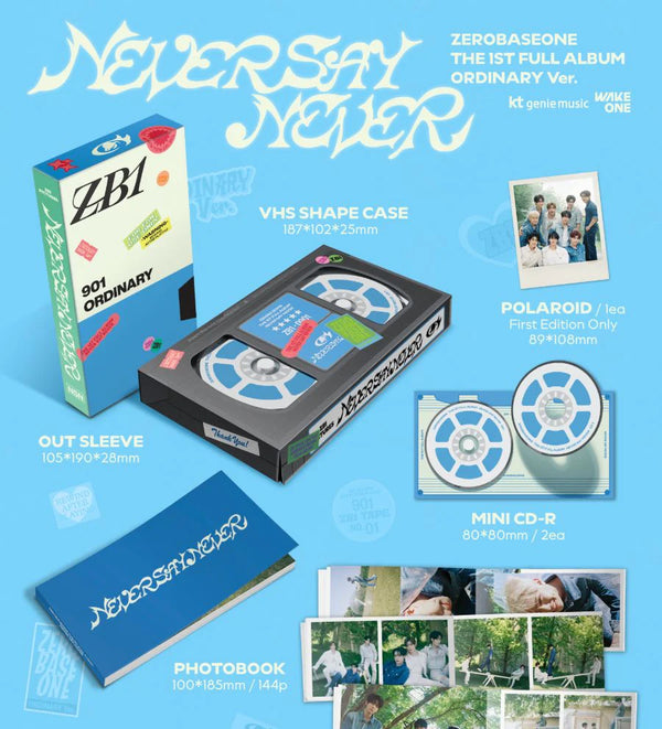 ZEROBASEONE - NEVER SAY NEVER (PHOTOBOOK VER.)