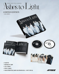 ATEEZ - ASHES TO LIGHT JAPANESE LIMITED CD+DVD