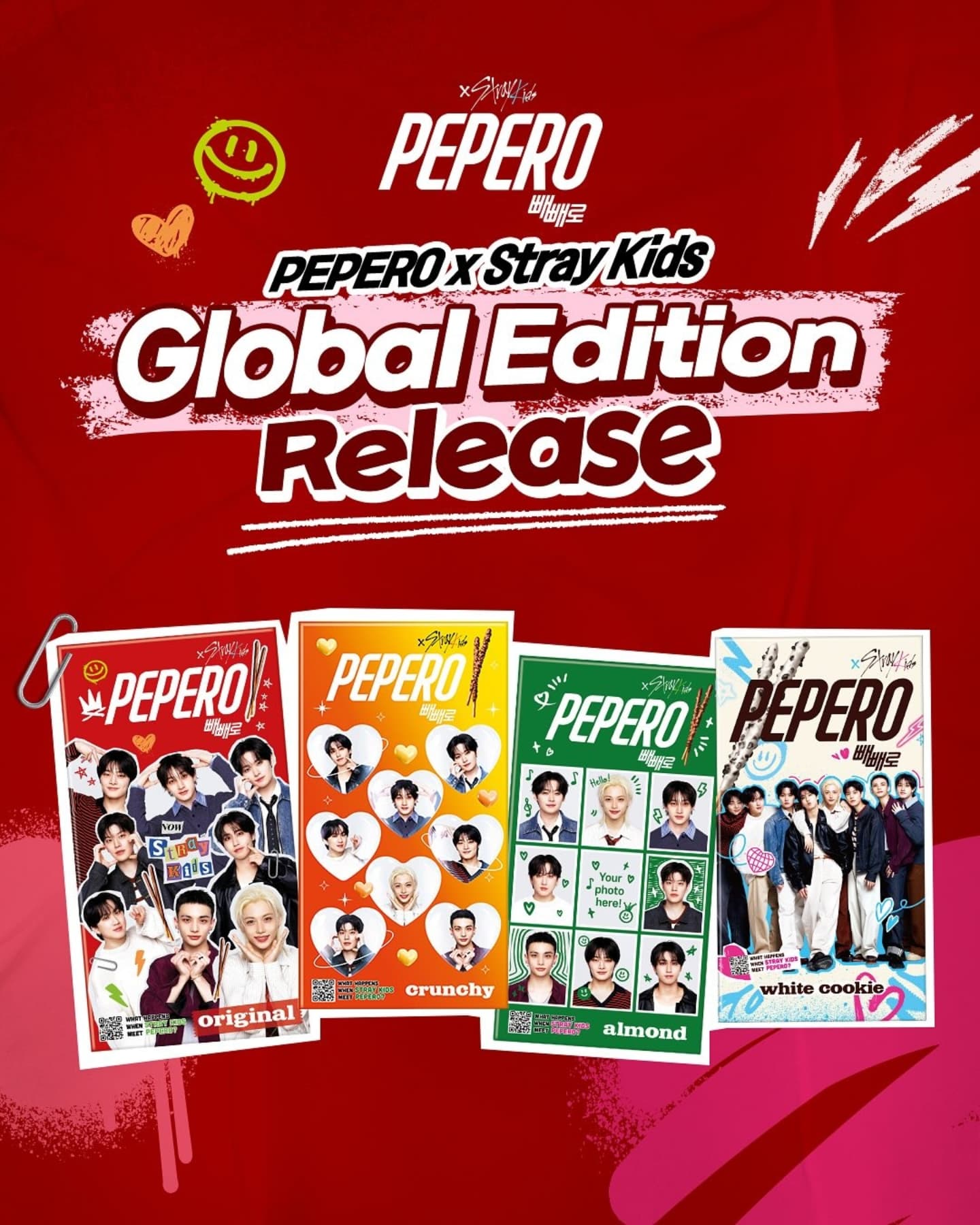 STRAY KIDS X PEPERO - WHITE COOKIE [Exclusive in Europe]