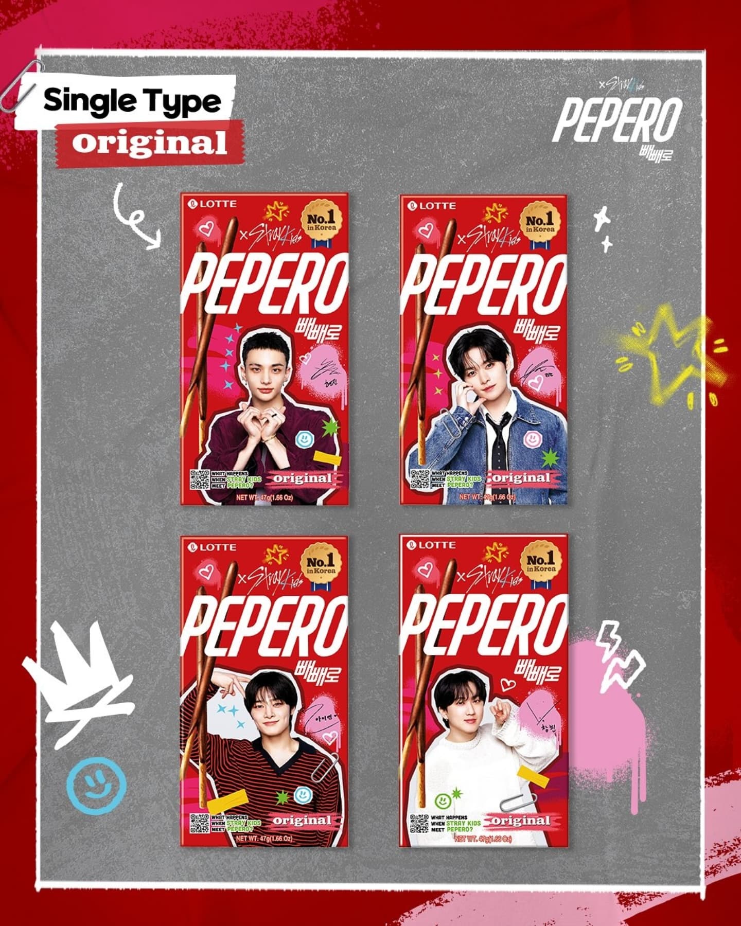 STRAY KIDS X PEPERO - ORIGINAL [Exclusive in Europe]