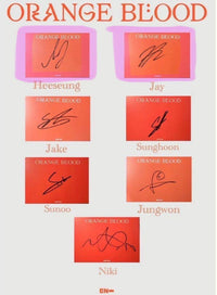 ENHYPEN - ORANGE BLOOD (SIGNED RANDOM MEMBER)