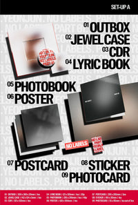 YEONJUN - NO LABELS: PART 01 SET of 3 different versions + WEVERSE GIFT