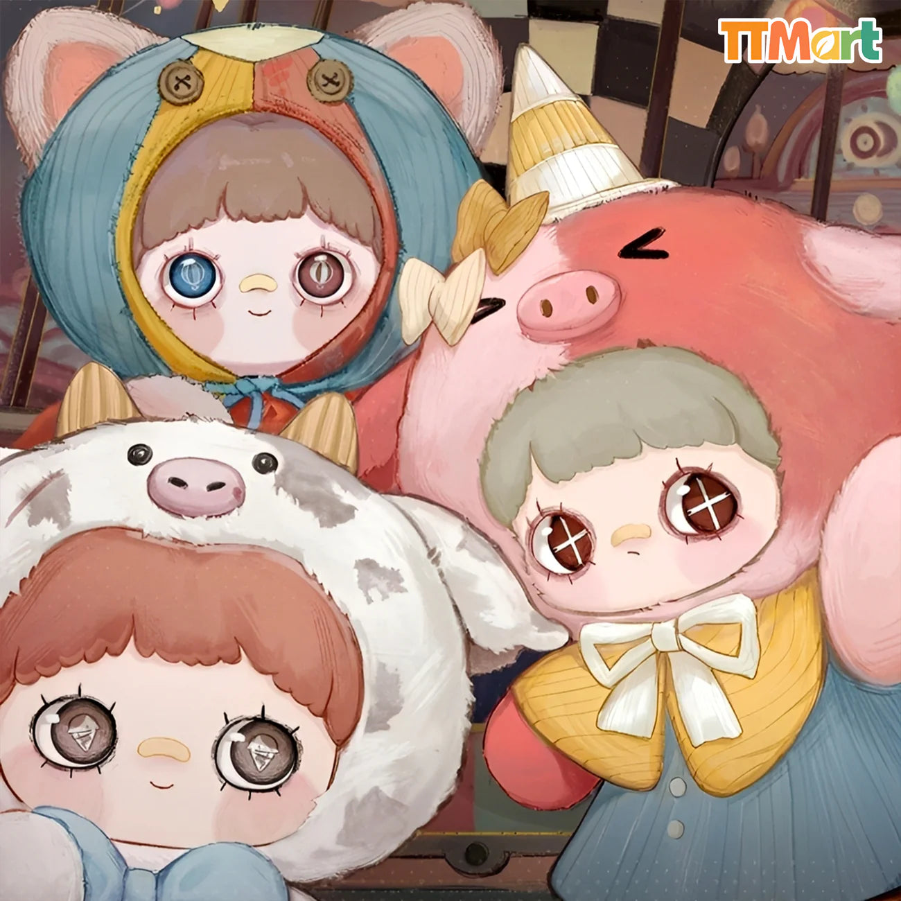 MAYMEI 400% Forgotten Funfair Plush Series Blind Box