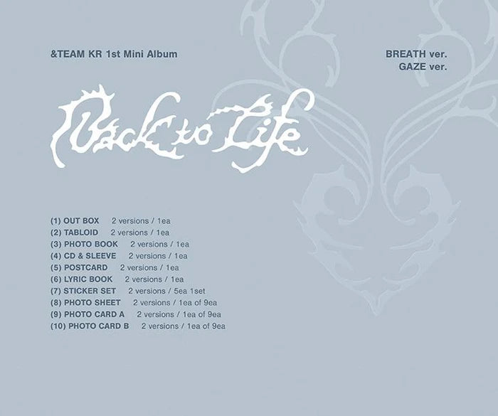 &TEAM - BACK TO LIFE