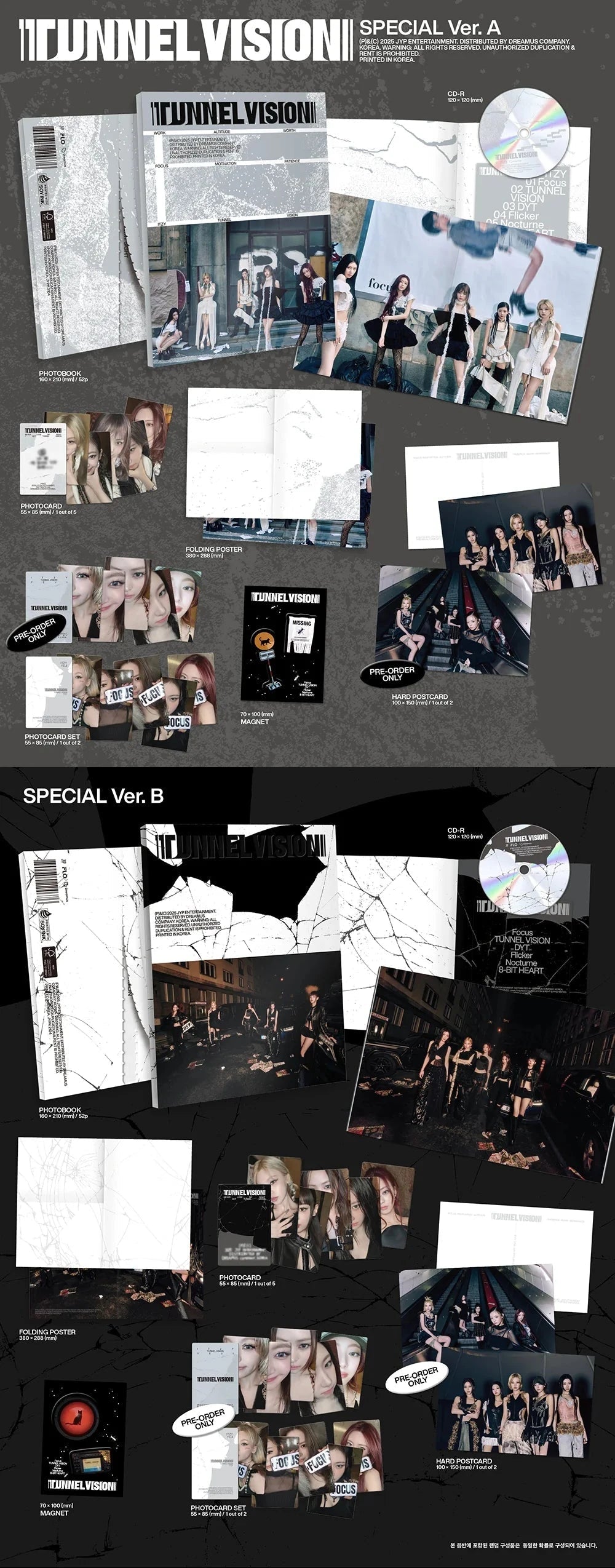 ITZY tunnel vision ワルツ コンサート vip ギフト 特典 ITZY - TUNNEL VISION (SPECIAL VER.) – KeaPOP