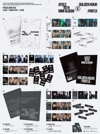 [PRE-ORDER] ATEEZ - GOLDEN HOUR : Part.6 15TH MINI ALBUM (POCAALBUM)