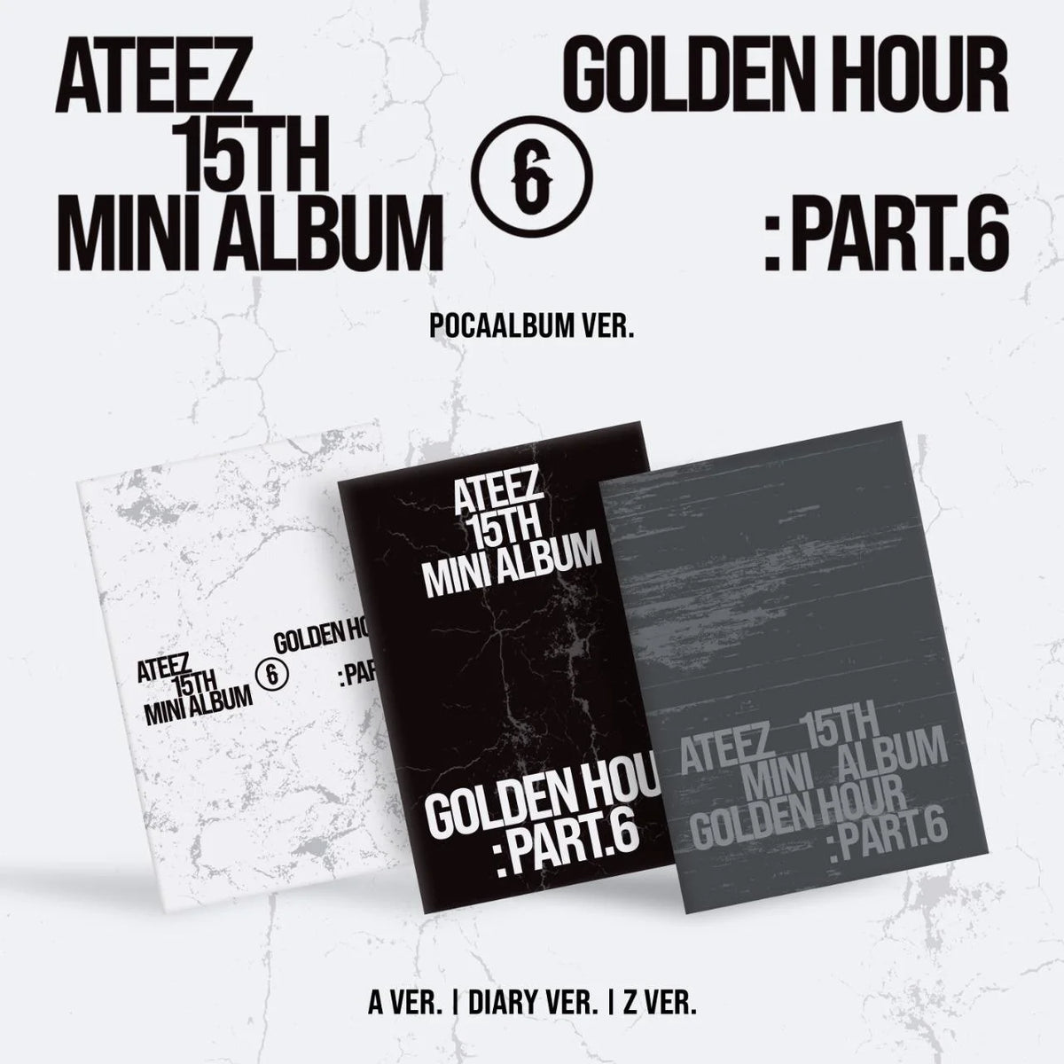 [PRE-ORDER] ATEEZ - GOLDEN HOUR : Part.6 15TH MINI ALBUM (POCAALBUM)