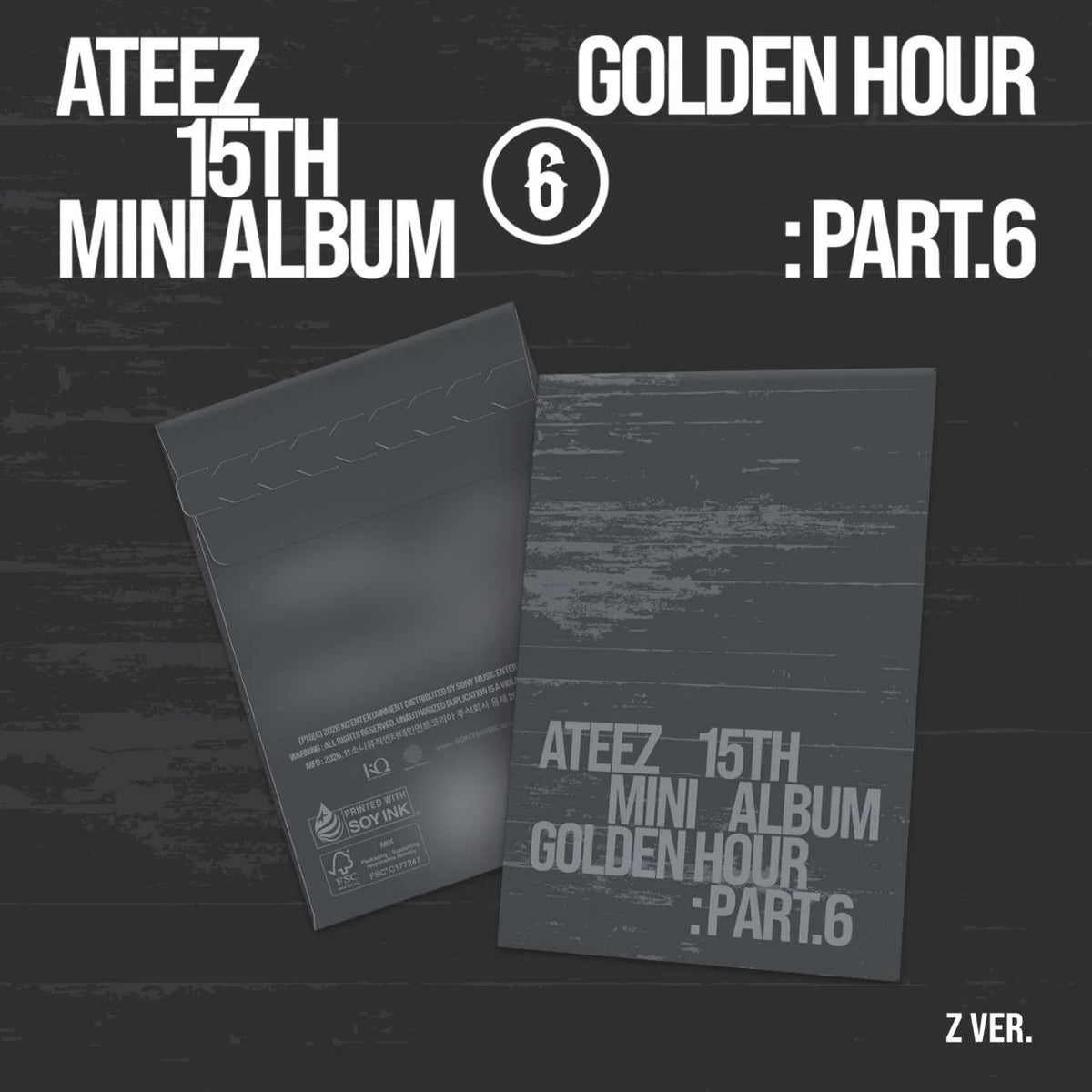 [PRE-ORDER] ATEEZ - GOLDEN HOUR : Part.6 15TH MINI ALBUM (POCAALBUM)
