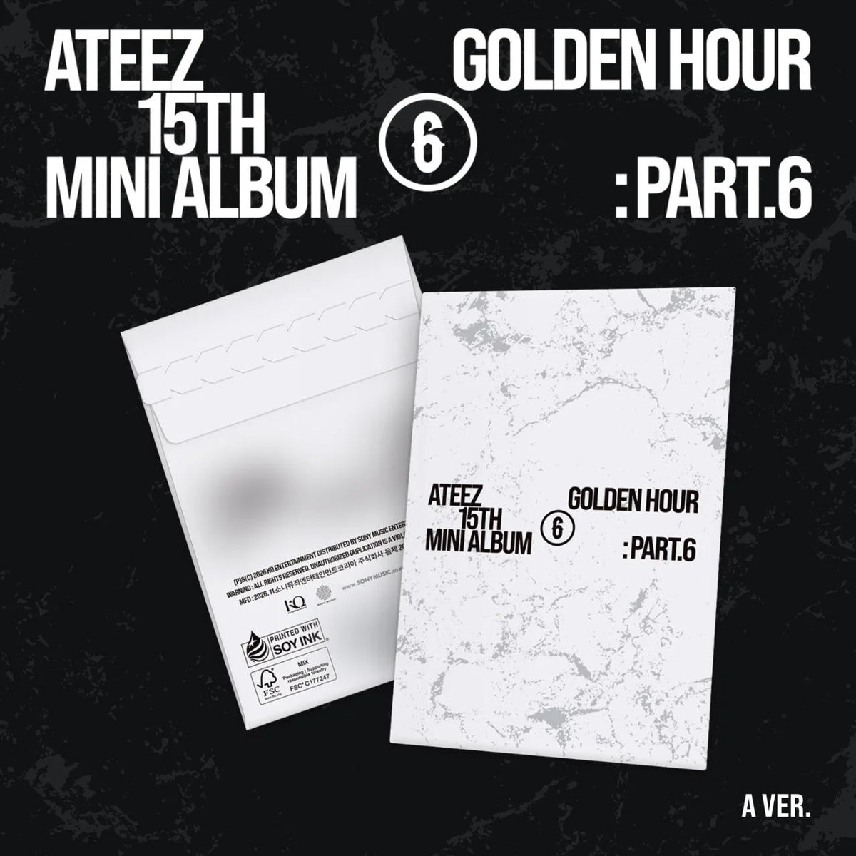 [PRE-ORDER] ATEEZ - GOLDEN HOUR : Part.6 15TH MINI ALBUM (POCAALBUM)
