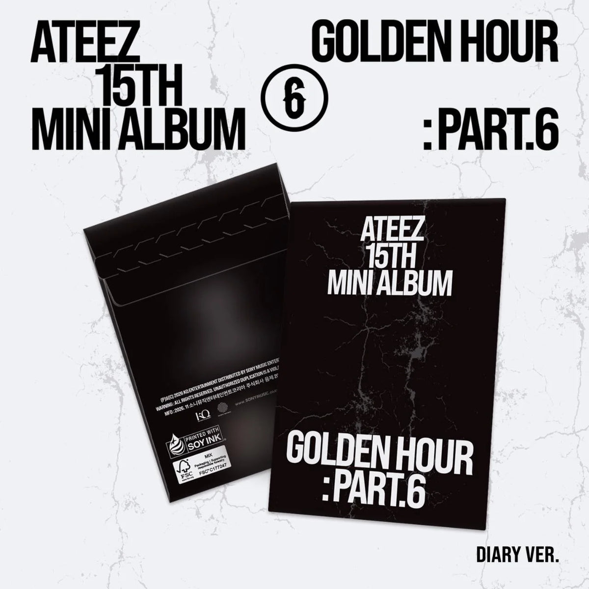 [PRE-ORDER] ATEEZ - GOLDEN HOUR : Part.6 15TH MINI ALBUM (POCAALBUM)