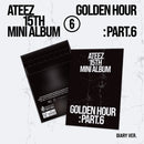 [PRE-ORDER] ATEEZ - GOLDEN HOUR : Part.6 15TH MINI ALBUM (POCAALBUM)