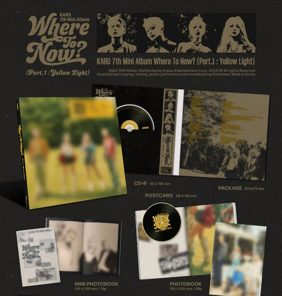 KARD 7th Mini Album 'Where To Now? (Part.1 : Yellow Light)'
