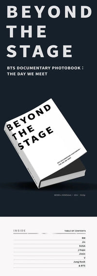 BTS - ‘BEYOND THE STAGE’ BTS DOCUMENTARY PHOTOBOOK : THE DAY WE MEET