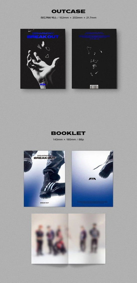 P1HARMONY - 2ND MINI ALBUM [DISHARMONY : BREAK OUT] (Break Out ver.)
